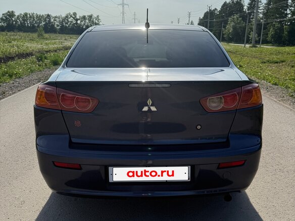 2007 Mitsubishi Lancer X, синий - вид 6