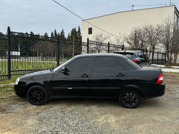 2011 Lada (ВАЗ) Priora I, чёрный, 350000 рублей - вид 11