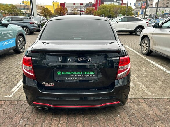 2023 Lada (ВАЗ) Granta Sport I Рестайлинг, чёрный, 1075000 рублей - вид 6