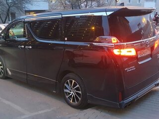 2018 Toyota Vellfire II Рестайлинг, чёрный, 4490000 рублей, вид 4