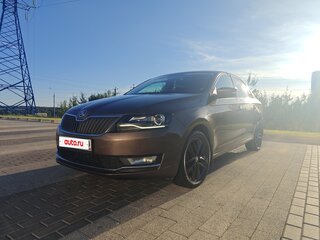 2017 Skoda Rapid I Рестайлинг, коричневый, 1250000 рублей, вид 3