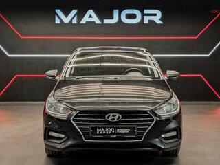 2017 Hyundai Solaris II, чёрный, 1180000 рублей, вид 2