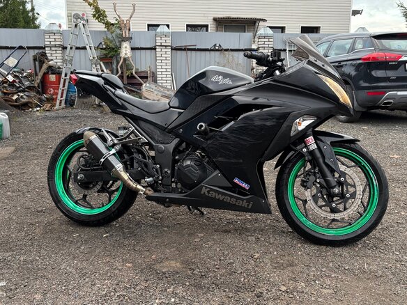 2013 Kawasaki Ninja 300, чёрный, 300000 рублей - вид 7