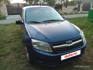 2013 Lada (ВАЗ) Granta I, синий, 275000 рублей, вид 4