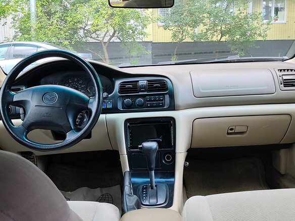 1999 Mazda 626 V (GF), зелёный, 440000 рублей - вид 8