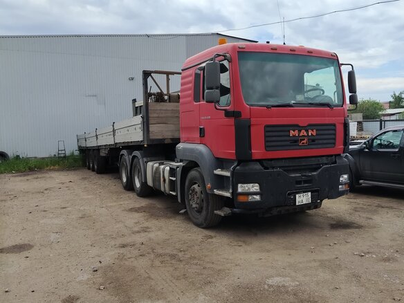 2008 MAN TGA, красный, 3500000 рублей - вид 2