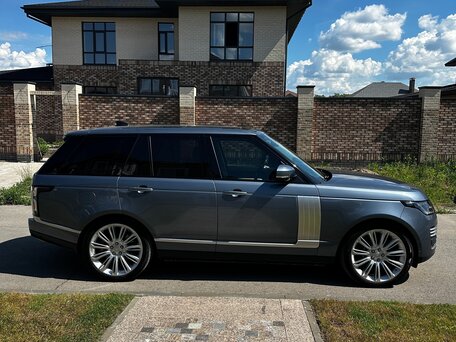 2018 Land Rover Range Rover IV Рестайлинг, голубой, вид 3