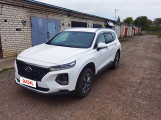 2019 Hyundai Santa Fe IV, белый, 3500000 рублей, вид 1
