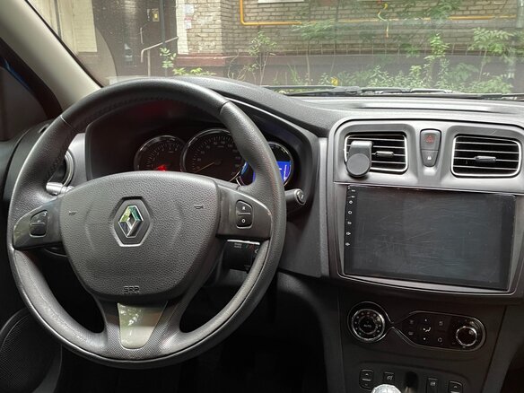 2014 Renault Sandero II, синий - вид 9