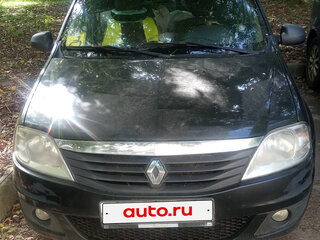 2011 Renault Logan I Рестайлинг, чёрный, 420000 рублей, вид 1