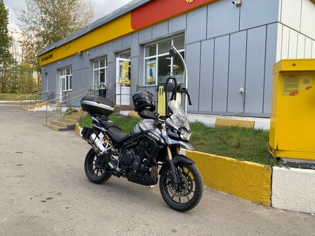 2014 Triumph Tiger Explorer, серебристый, 950000 рублей, вид 3