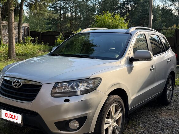 2010 Hyundai Santa Fe II Рестайлинг, серый