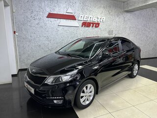 2017 Kia Rio III Рестайлинг, чёрный, 1345000 рублей, вид 1