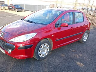 2006 Peugeot 307 I Рестайлинг, красный, 430000 рублей, вид 2