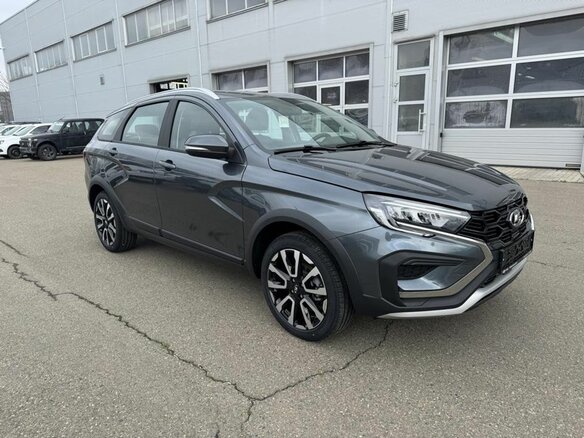 2026 Lada (ВАЗ) Vesta SW Cross I Рестайлинг (NG), серый - вид 2