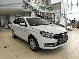 2019 Lada (ВАЗ) Vesta SW I, белый, 770000 рублей, вид 3