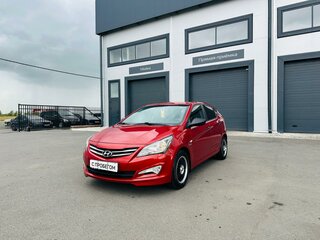 2015 Hyundai Solaris I Рестайлинг, красный, 1279000 рублей, вид 2