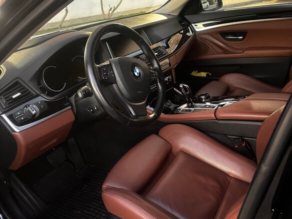 2015 BMW 5 серии 525d xDrive VI (F10/F11/F07) Рестайлинг, чёрный, 2200000 рублей - вид 10
