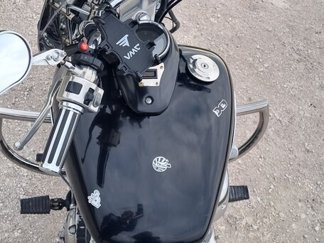1996 Yamaha XVS400 Drag Star, чёрный, 380000 рублей, вид 4