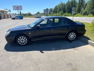 2006 Hyundai Sonata ТагАЗ IV (EF) Рестайлинг, чёрный, 300000 рублей, вид 4