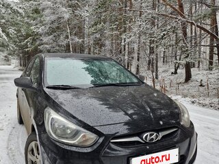 2012 Hyundai Solaris I, чёрный, 699000 рублей, вид 1