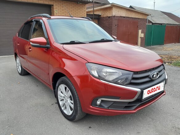2019 Lada (ВАЗ) Granta I Рестайлинг, красный, 675000 рублей - вид 4
