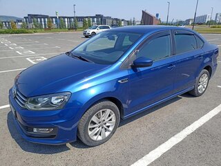 2020 Volkswagen Polo V Рестайлинг, синий, 1500000 рублей, вид 1