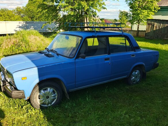 2004 Lada (ВАЗ) 2107, синий, 120000 рублей - вид 7