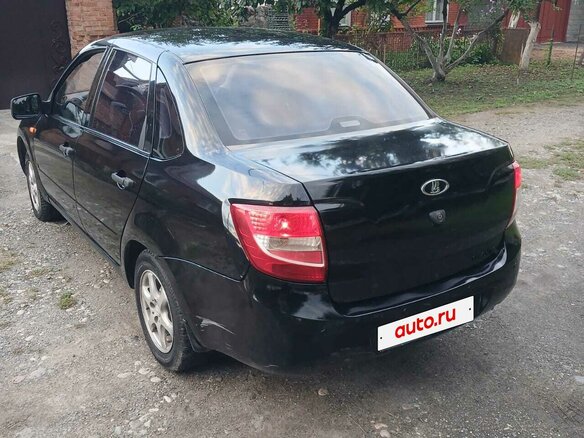 2012 Lada (ВАЗ) Granta I, синий, 325000 рублей - вид 3