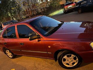 2006 Hyundai Accent ТагАЗ II, красный, 500000 рублей, вид 3