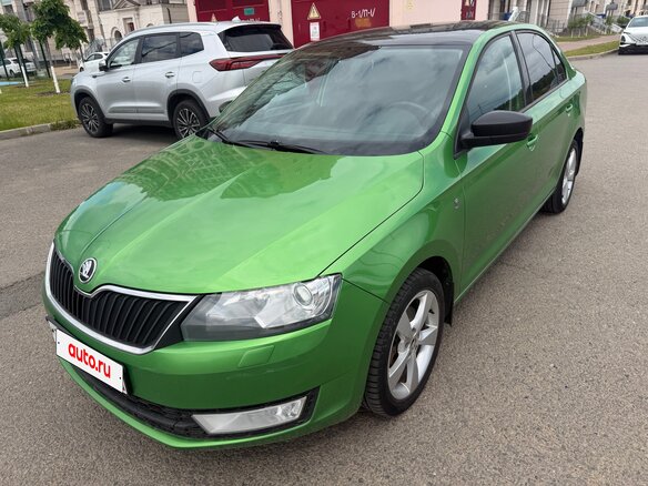 2017 Skoda Rapid I, зелёный - вид 15