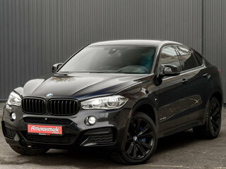 2018 BMW X6 40d II (F16), чёрный, 3950000 рублей, вид 1