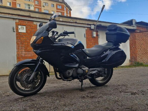 1998 Honda NT650V Deauville, чёрный, 240000 рублей - вид 2