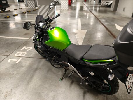 2013 Kawasaki ER-6N, зелёный, 360000 рублей, вид 3
