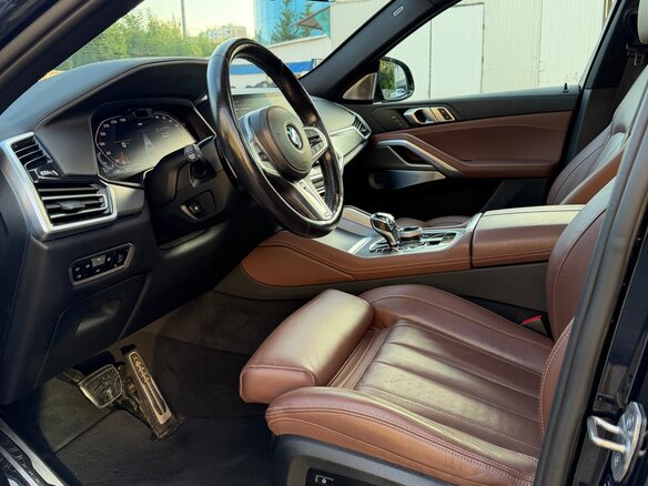 2021 BMW X6 30d III (G06), синий - вид 8