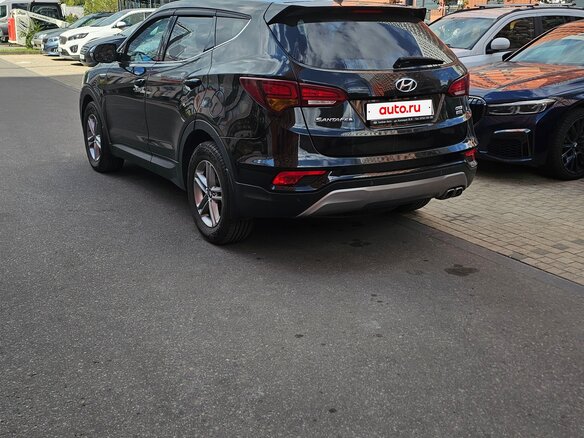 2016 Hyundai Santa Fe III Рестайлинг, чёрный, 1900000 рублей - вид 5