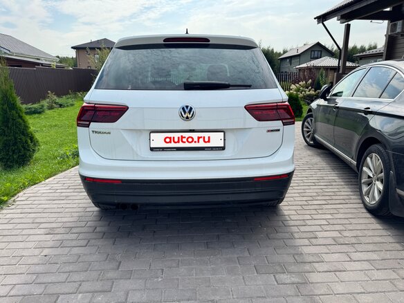 2019 Volkswagen Tiguan II, белый, 1800000 рублей - вид 3