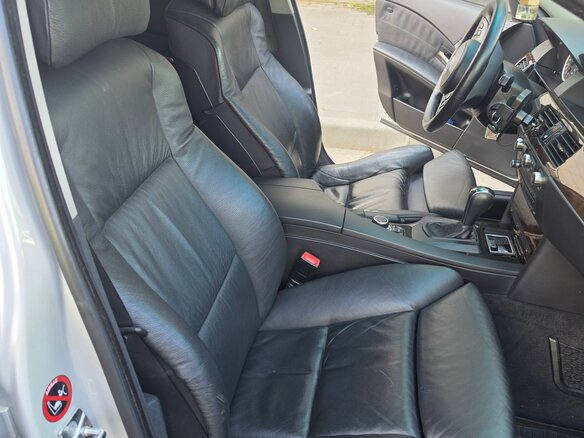 2006 BMW 5 серии 525i V (E60/E61), серебристый, 1200000 рублей - вид 9