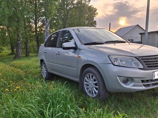 2013 Lada (ВАЗ) Granta I, серебристый, 430000 рублей, вид 4