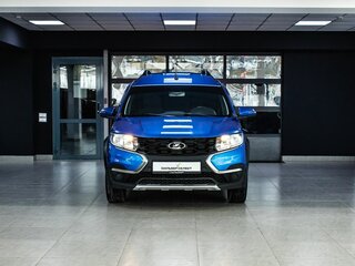 2021 Lada (ВАЗ) Largus Cross I Рестайлинг, синий, 1200000 рублей, вид 3
