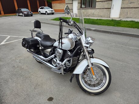 2009 Kawasaki VN900 Vulcan, белый, 700000 рублей, вид 5