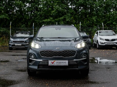 2020 Kia Sportage IV Рестайлинг, синий, 2020000 рублей, вид 3