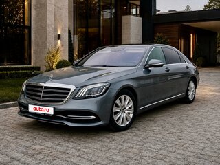 2018 Mercedes-Benz S-Класс 450 Long VI (W222, C217) Рестайлинг, серый, 4500000 рублей, вид 1