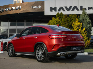 2015 Mercedes-Benz GLE Coupe 450 AMG I (C292), красный, 3648000 рублей, вид 5