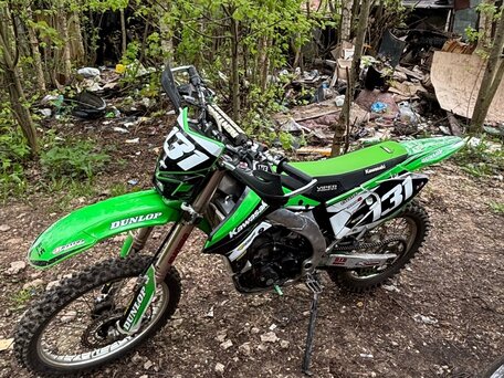 2008 Kawasaki KLX 450, зелёный, 400000 рублей, вид 2