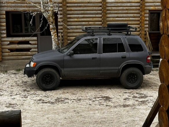 2000 Kia Sportage I, фиолетовый, 550000 рублей - вид 7