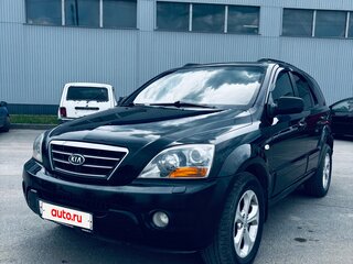 2007 Kia Sorento I Рестайлинг, чёрный, 800000 рублей, вид 1