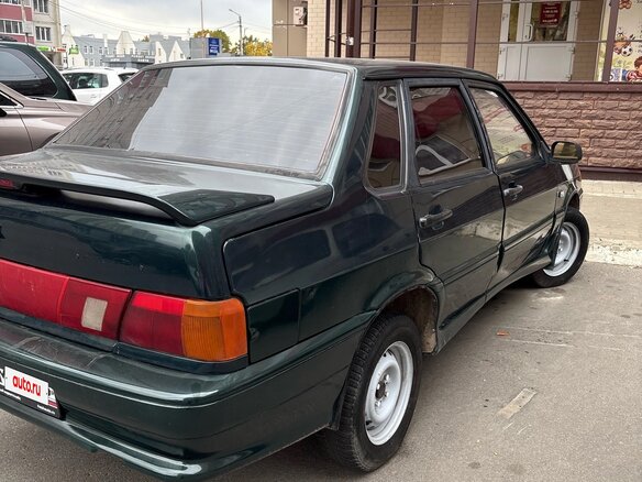 2002 Lada (ВАЗ) 2115, зелёный, 175000 рублей - вид 4