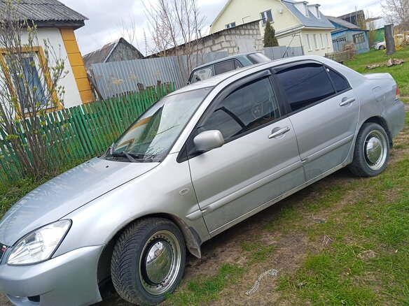 2007 Mitsubishi Lancer IX Рестайлинг, серебристый - вид 1