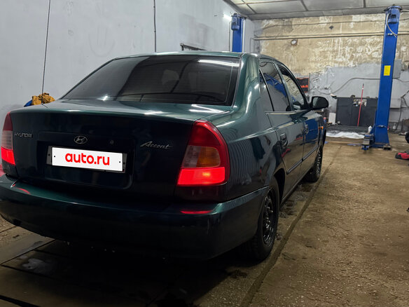 2001 Hyundai Accent ТагАЗ II, зелёный - вид 8